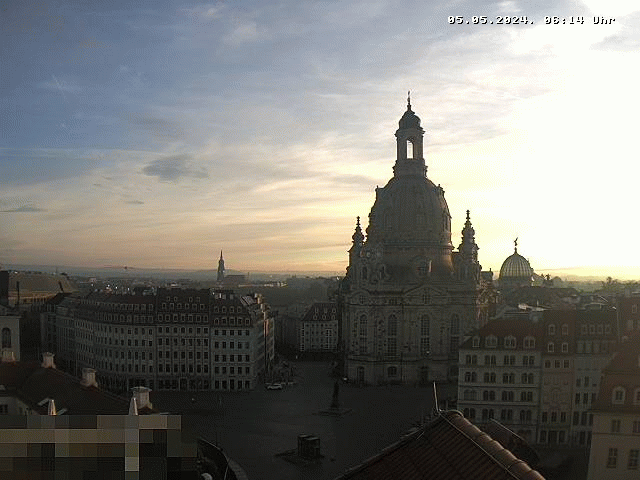 www.gruenesgewoelbe.de - Webcam | Mit Blick auf die prachtvolle Frauenkirche
